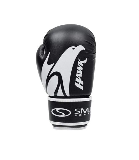 Gants De Boxe Hawk Adulte Blanc Noir SMJ Sport