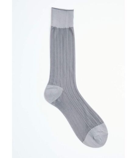 Chaussettes voile à côtes