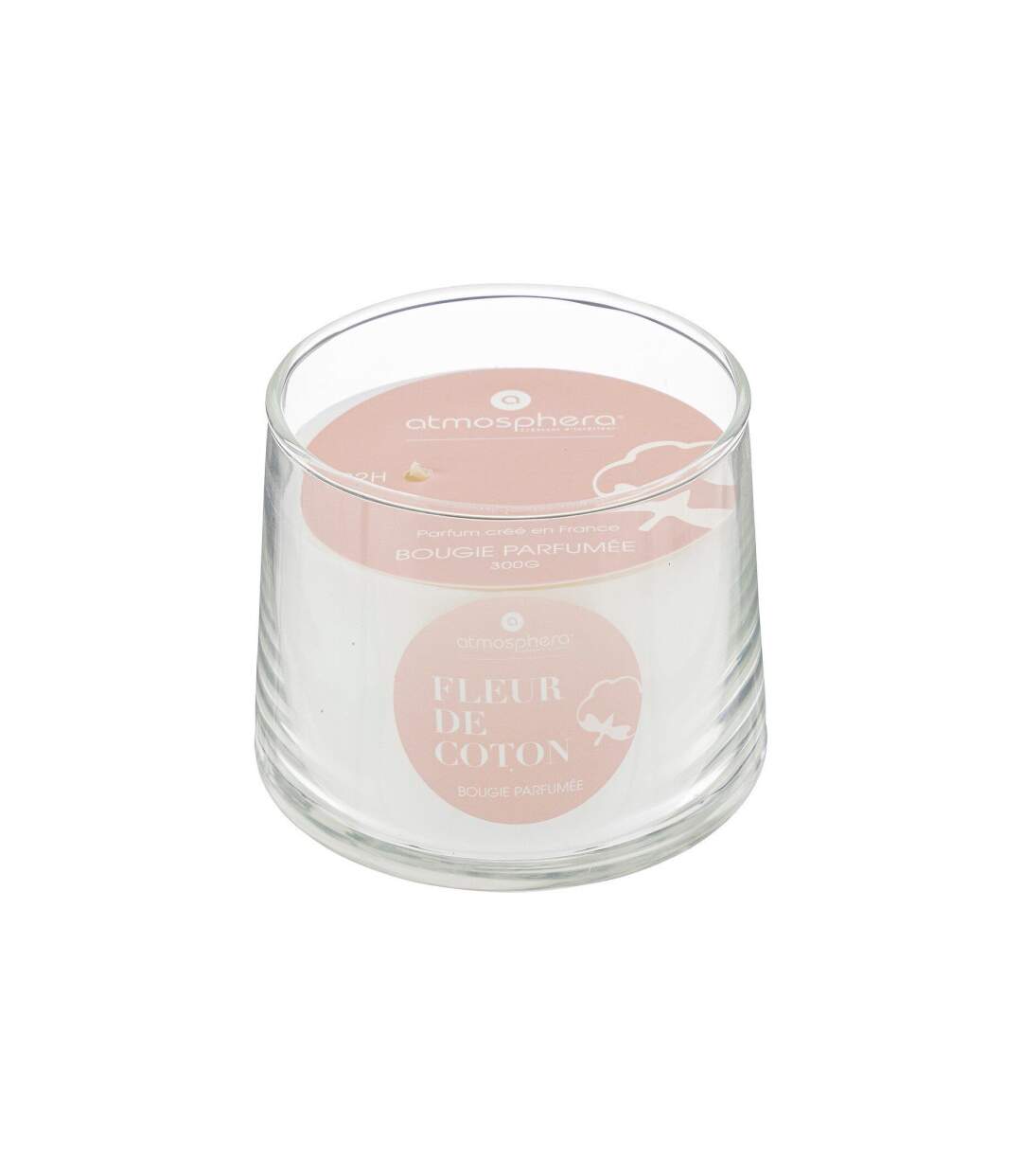 Bougie Parfumée en Verre Izor 300g Fleur de Coton-2
