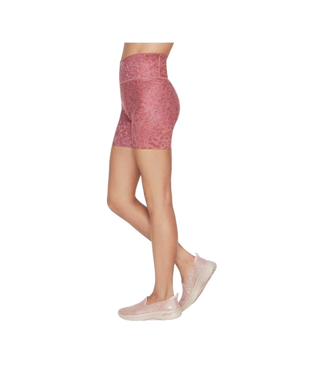 Cuissard De Cyclisme Motif/style Imprimé Léopard Gosculpt Femme Mauve Violet Skechers-3