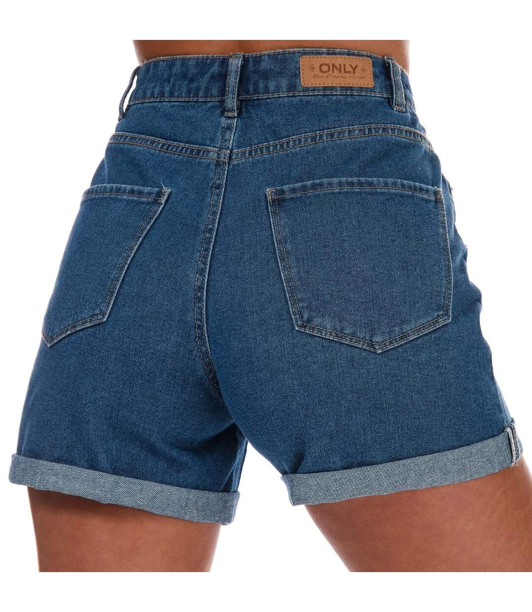Short Décontracté Vega Femme Bleu Moyen Only-3