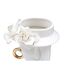 Vase Déco en Porcelaine Woman Elegant 23cm Blanc-3