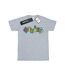 Disney Femme/Ladies Mickey Mouse Fruit Blocks Cotton Boyfriend T-Shirt (Gris sportif) - UTBI37046-1