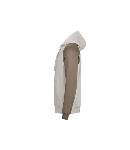 Sweat À Capuche Manches Raglan Unlabeled Homme Gris Vert De Gris Tee Jays