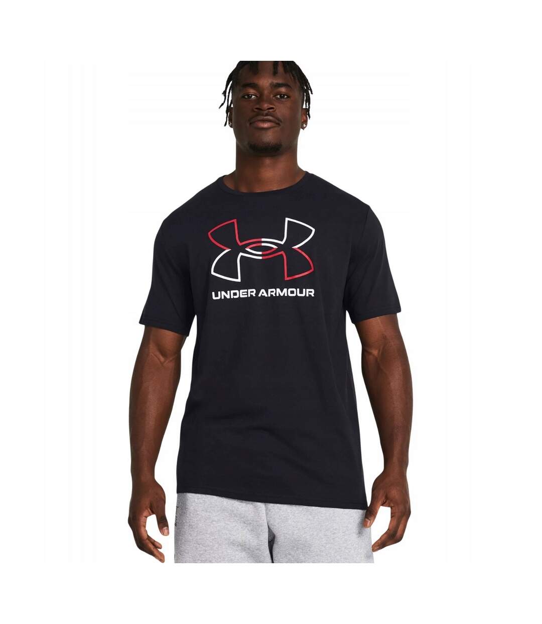T-shirt Manches Courtes Foundation Homme Noir Under Armour-1