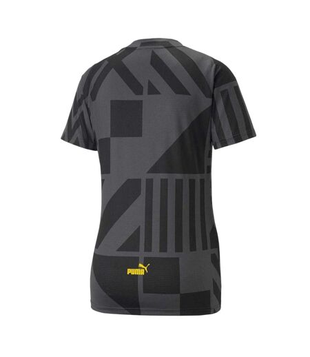 Mens Manchester City Fc Football Jersey Black Yellow Puma