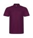 PRO RTX Mens Pro Pique Polo Shirt (Burgundy) - UTPC3015