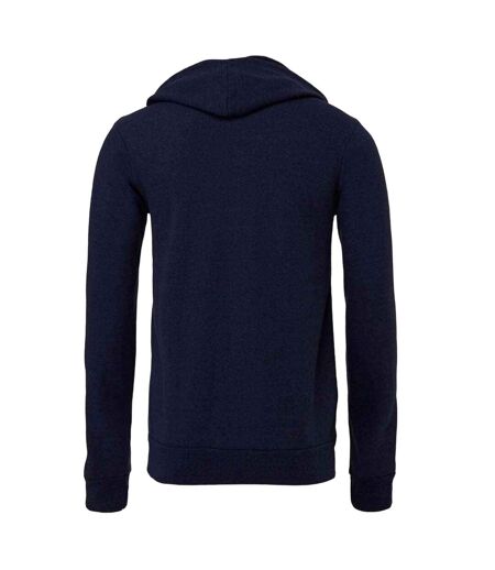 Veste à capuche adulte bleu marine Bella + Canvas