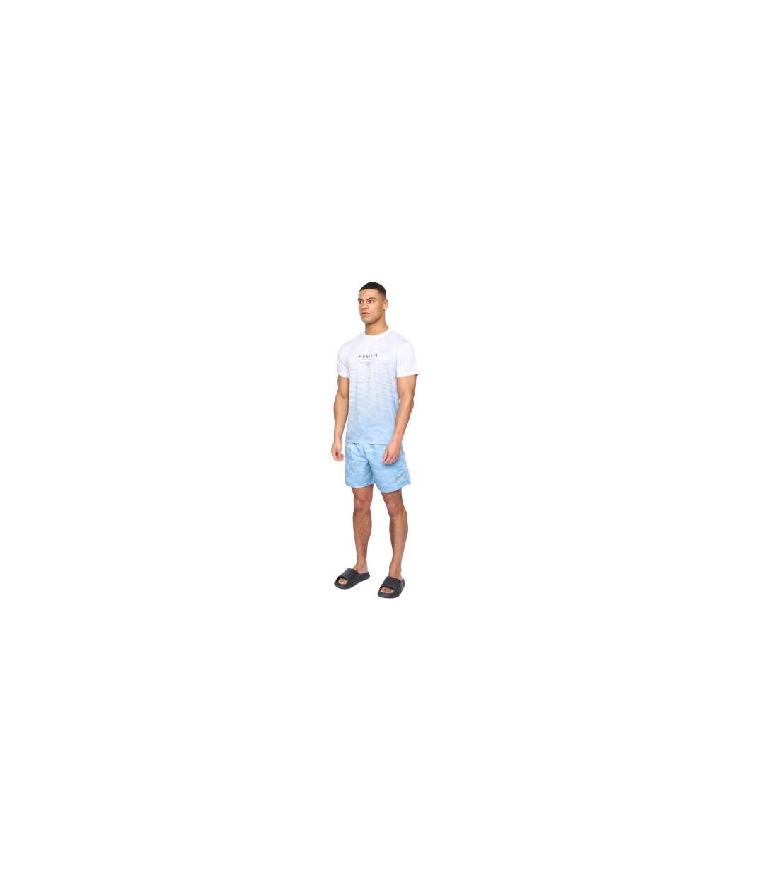 Short De Bain Henpool Homme Bleu Denim Henleys-1