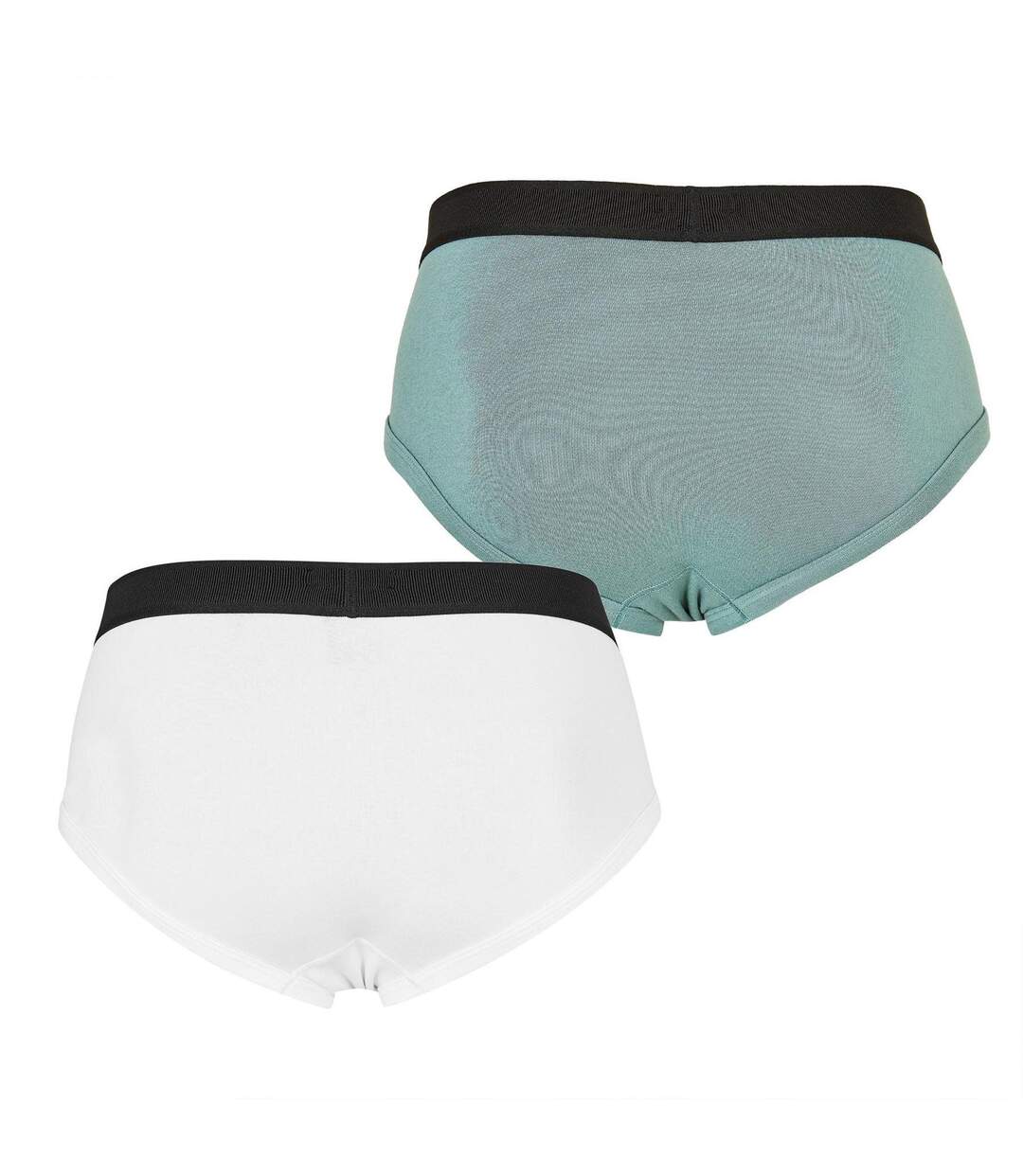 Pack Of 2  Mens Logo Cotton Briefs  White Teal Tom Ford-2