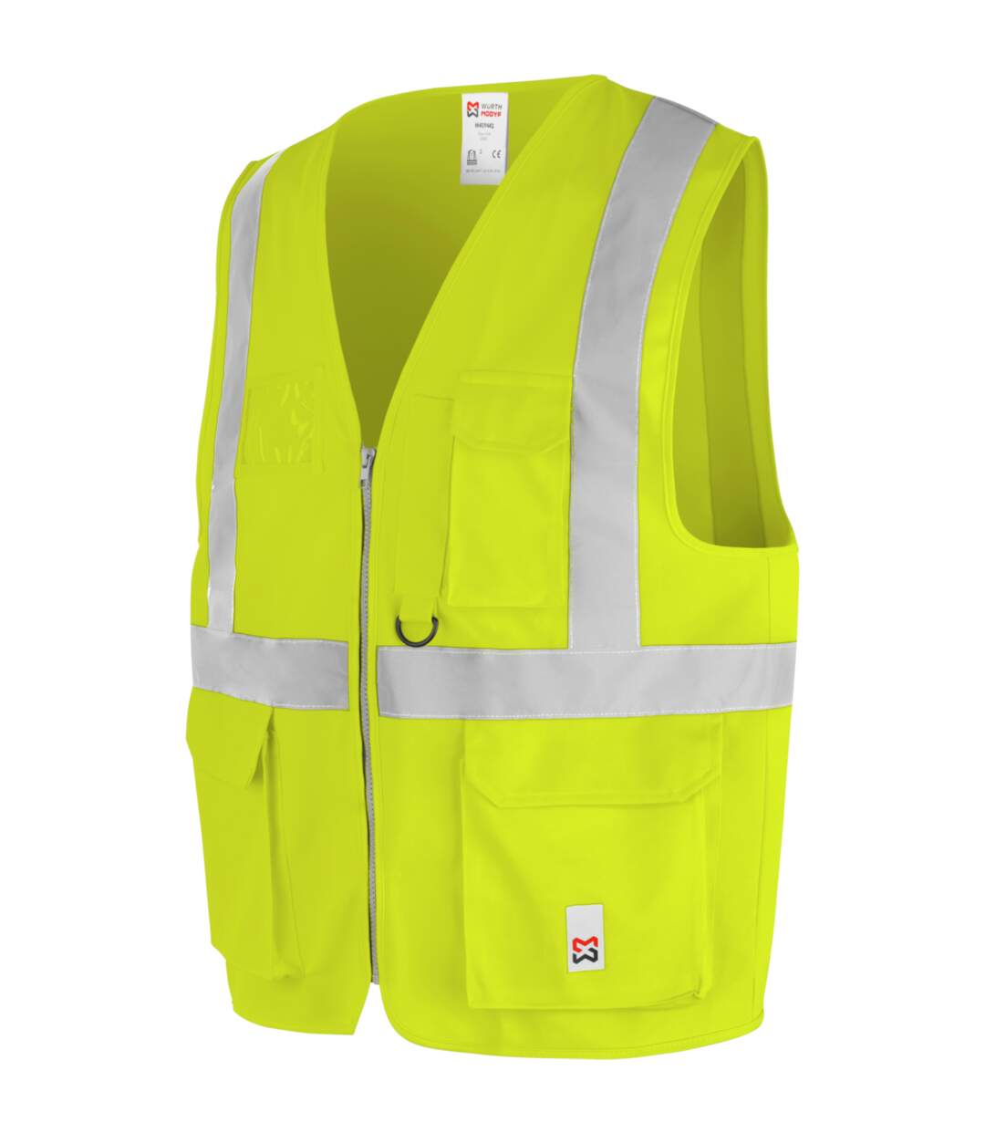 Gilet haute-visibilité multipoches jaune Würth MODYF-1