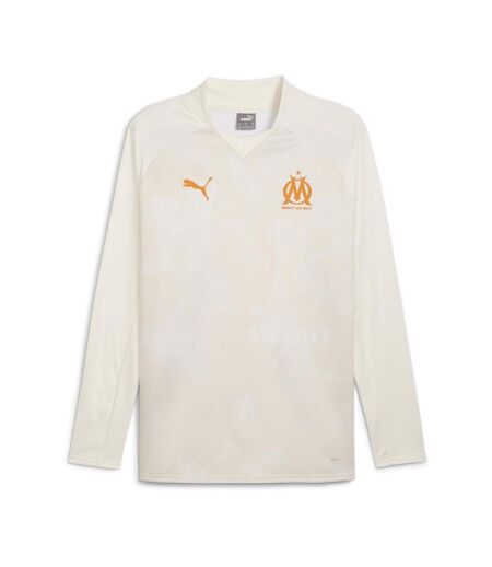 OM Sweat Prématch Beige Homme Puma 23/24 - L