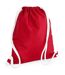 Icon Drawstring Bag One Size Classic Red Bagbase-1