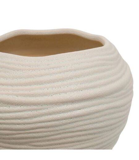 Vase Déco en Céramique Prudi 20cm Blanc