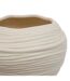Vase Déco en Céramique Prudi 20cm Blanc-2
