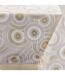 Nappe Imprimé Métallisé Eclipse 145x240cm Blanc-2