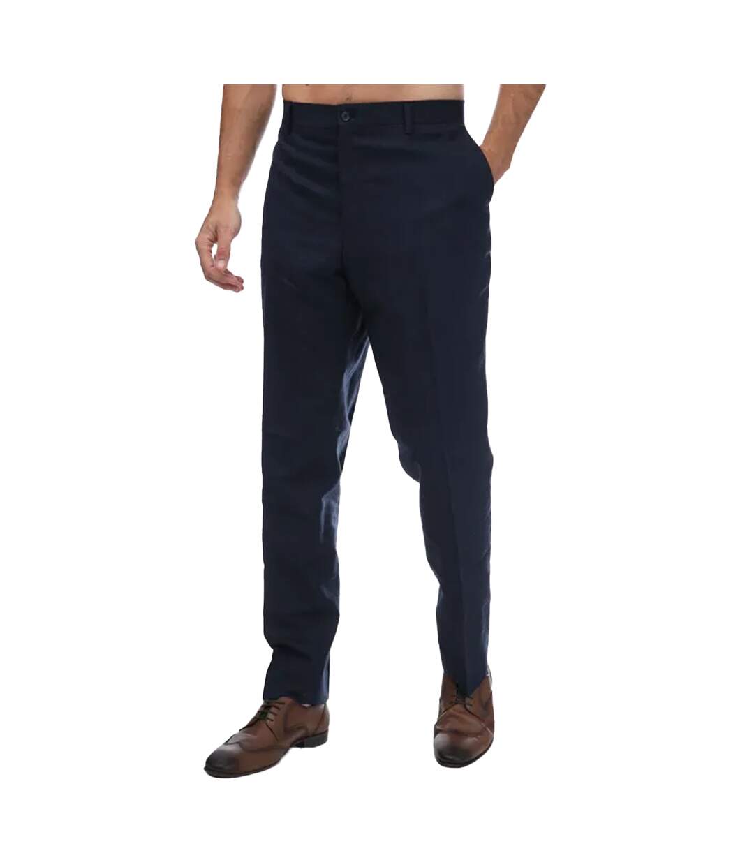 Pantalon italian homme bleu marine Guide London-1