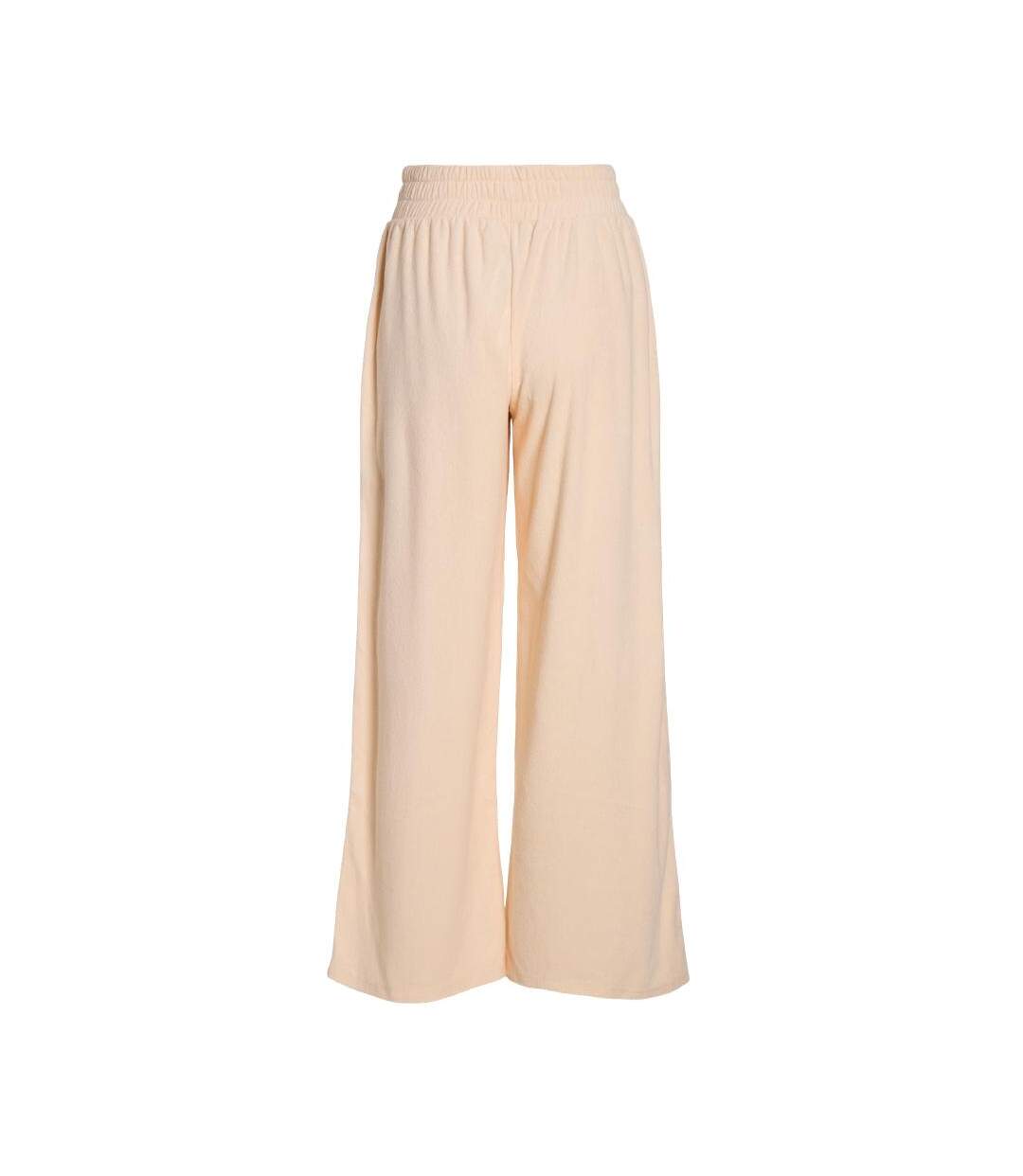 Pantalons fluide éponge beige femme vila frotte-2