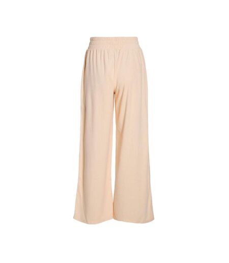 Pantalons fluide éponge beige femme vila frotte