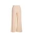 Pantalons fluide éponge beige femme vila frotte-2