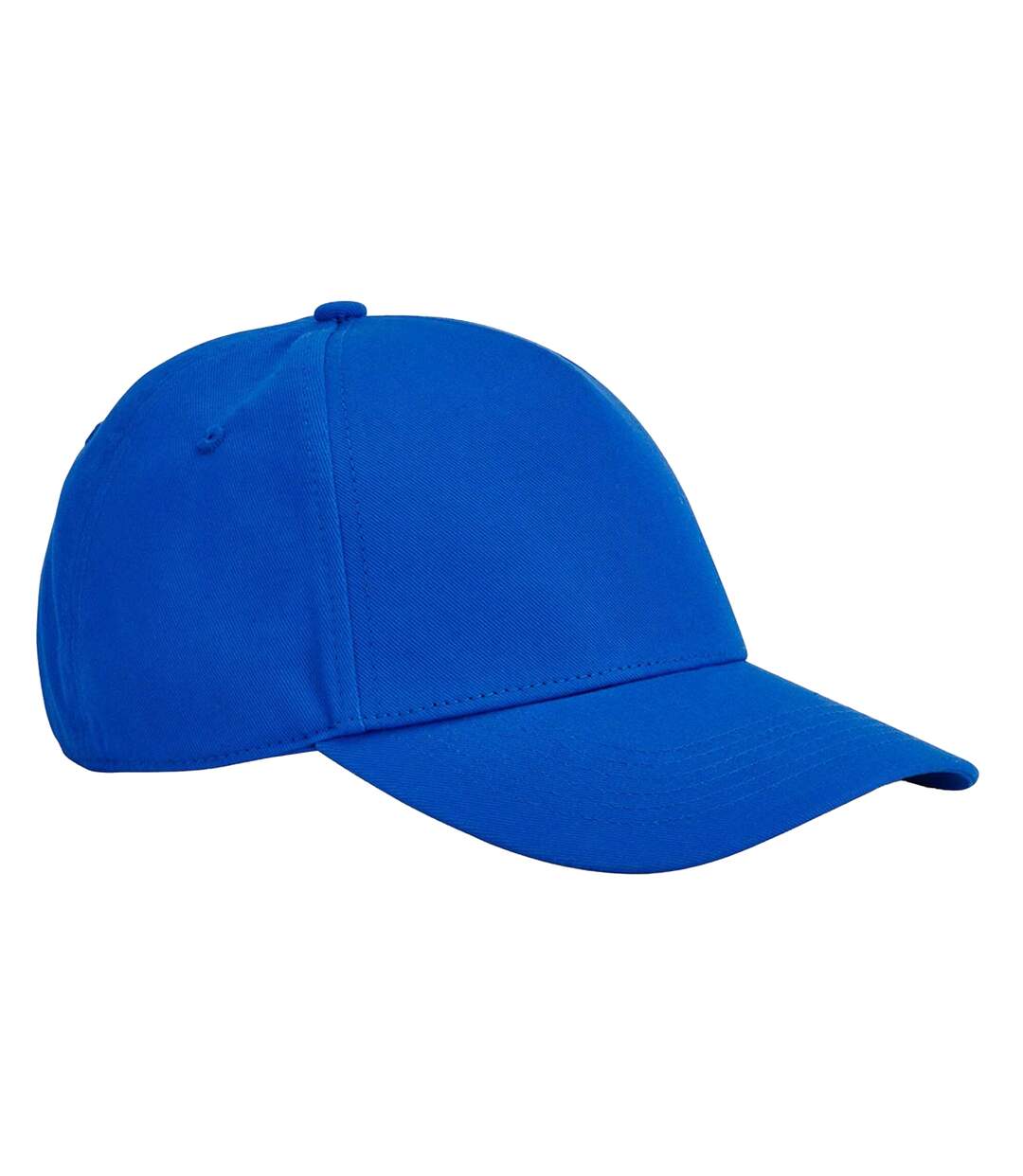 Casquette De Baseball Motif/style 5 Panneaux Earthaware Classic Bleu Roi Vif Beechfield-1