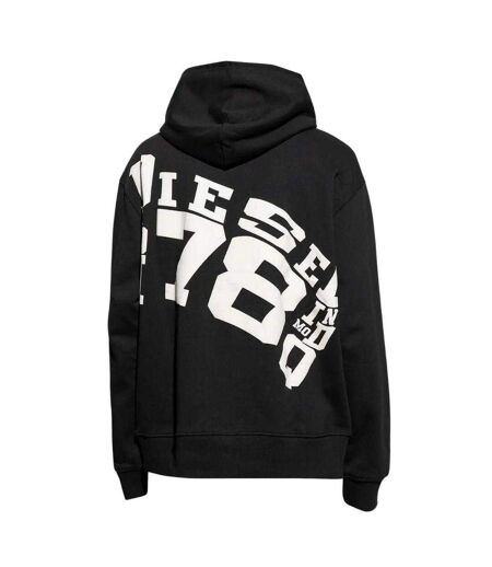 Sweat À Capuche Motif/style Imprimé Au Dos Homme Noir Diesel