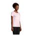 T-shirt Pioneer Femme Rose Pâle SOLS-3