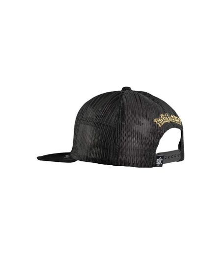 Casquette trucker avec filet visère plate bi-matière Inked Snap Rock'n Free Life