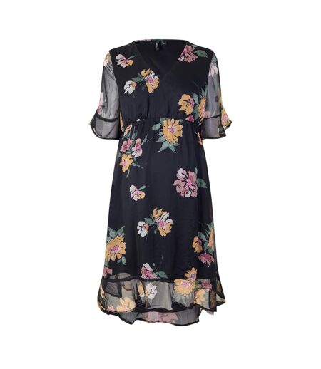 Robe Mi-longue Mo Smilla Femme Noir Vero Moda