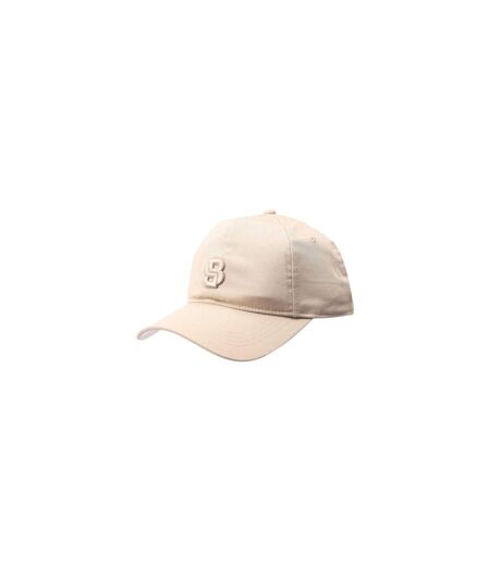 Casquette De Baseball Motif/style Monogramme Femme Beige Boss