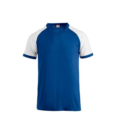 Clique - T-shirt - Adulte (Bleu roi / Blanc) - UTUB681