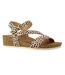 Sandales Muster Femme Marron Jaunâtre Lunar-1