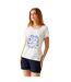 T-shirt filandra femme blanc Regatta