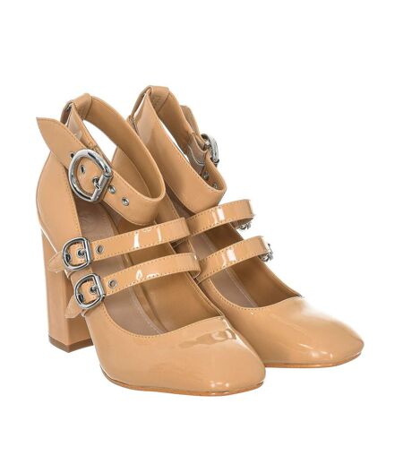 Women's patent-effect heeled shoes FLMA23PAT08