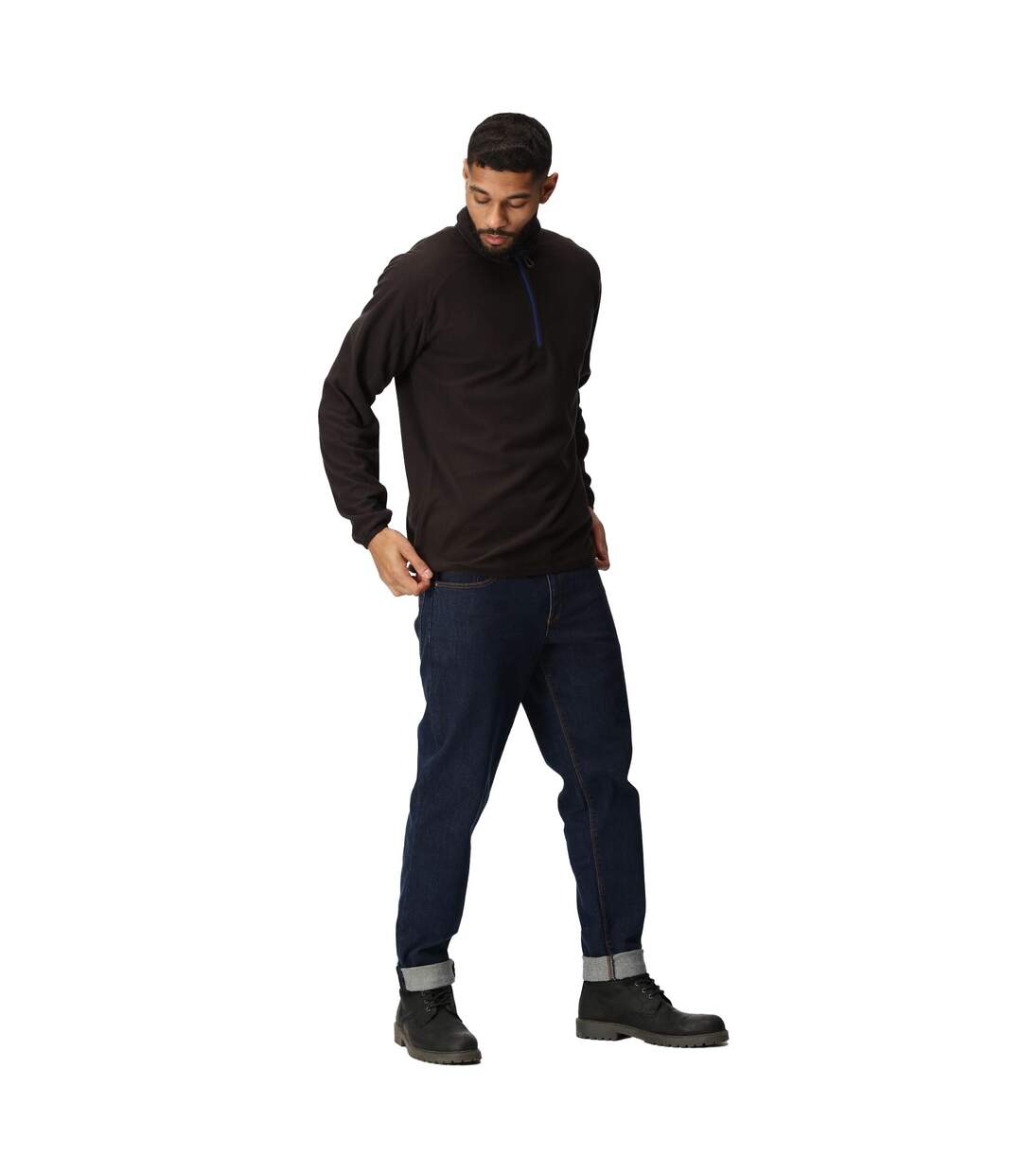 Polaire Navigate Homme Noir Bleu Roi Regatta-1