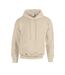 Unisex adult heavy blend hoodie sand Gildan-1
