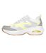 Womens/ladies Uno Mesh Trainers White Grey Skechers-2
