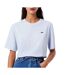 T-shirt bleu femme lacoste tf7215-1
