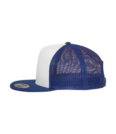 Casquette Trucker Yp Classics Bleu Roi Blanc Flexfit