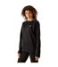 Womens/ladies Plain Thermal Base Layer Set Black Regatta-1