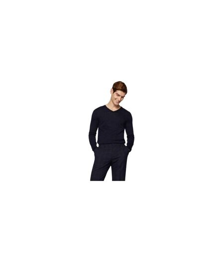 Pull Officiel Homme Bleu Foncé Boss