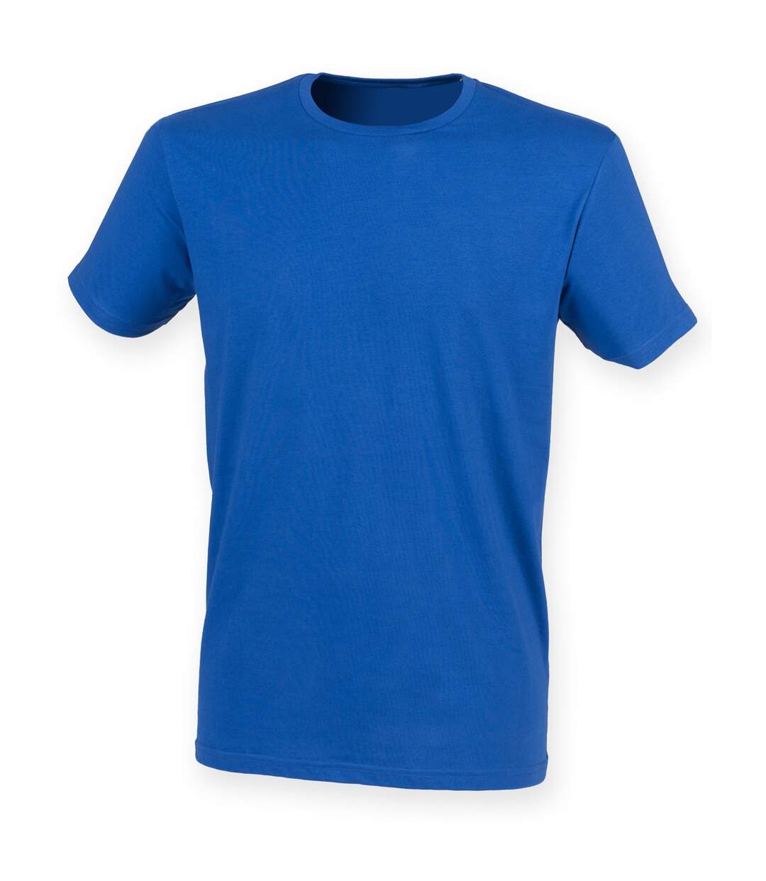 Skinni Fit Men Mens Feel Good Stretch Short Sleeve T-Shirt (Royal)