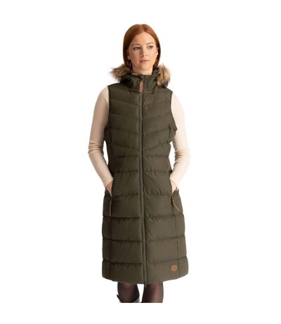 Veste Sans Manches Audrey Femme Vert Kaki Trespass