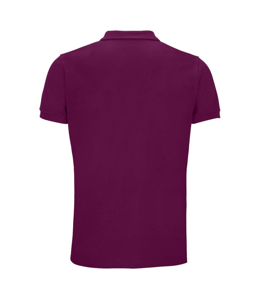 Mens planet piqué organic polo shirt astral purple SOLS-2