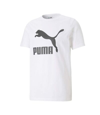 T-shirt blanc homme puma classic logo - 3xl