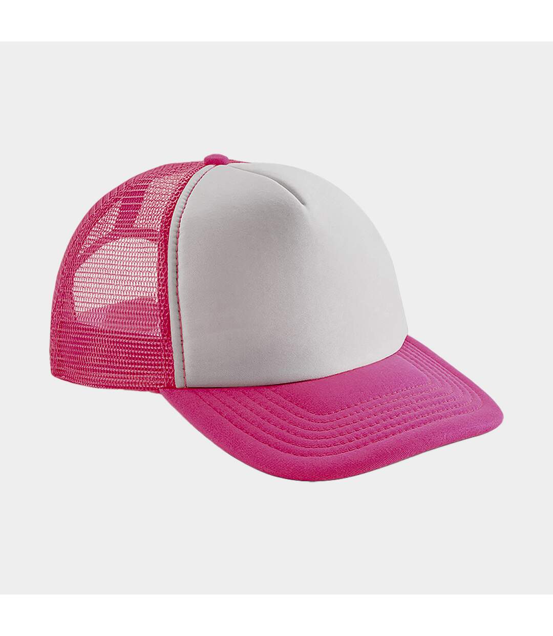 Casquette unisexe rose fluo Beechfield-1