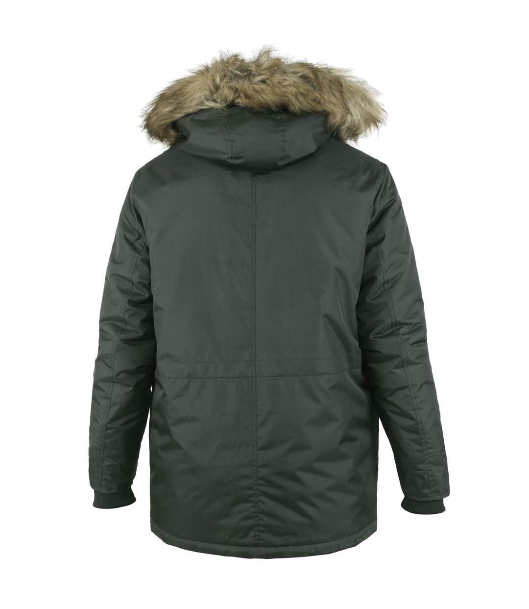 Mens d555 lovett kingsize parka khaki Duke-2