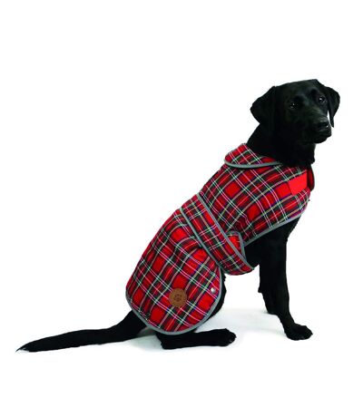 Highland tartan dog coat xl red Ancol