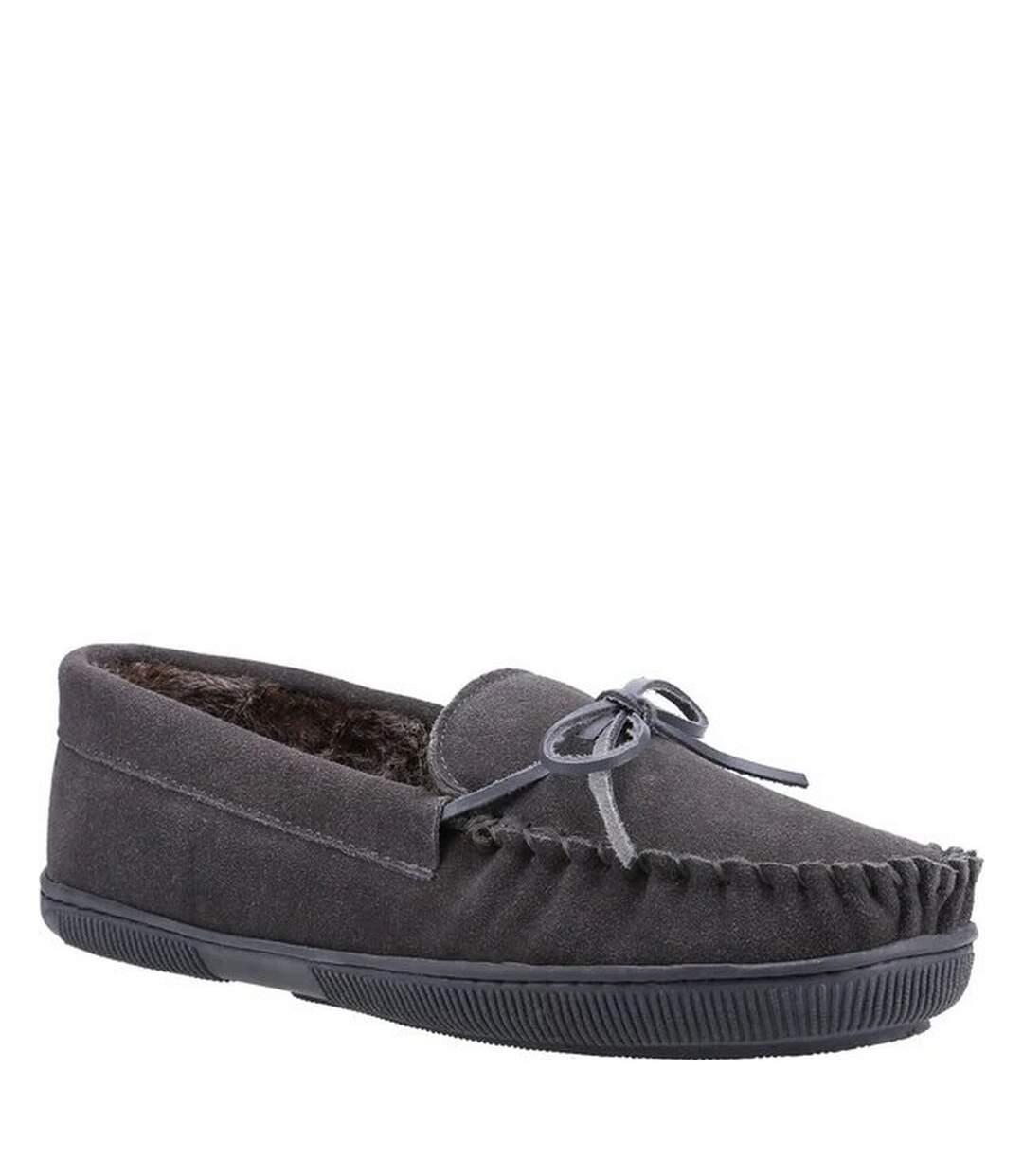 Chaussons Ace Homme Gris Hush Puppies-1