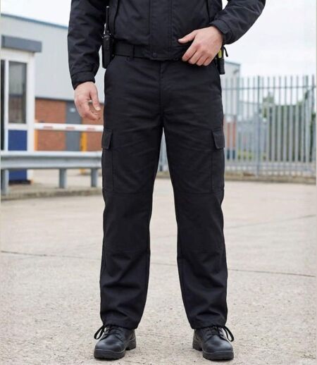 LEDERTYS LY0411 — Pantalon treillis noir : robustesse et confort d'action